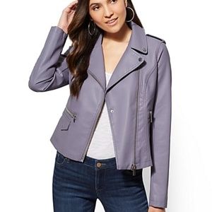 Lilac Leather Jacket with tag!